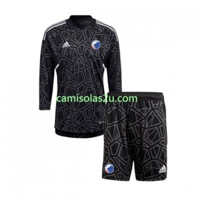 Camisolas de futebol FC Copenhagen Guarda Redes Criança Equipamento Principal 2022/23 Manga Comprida